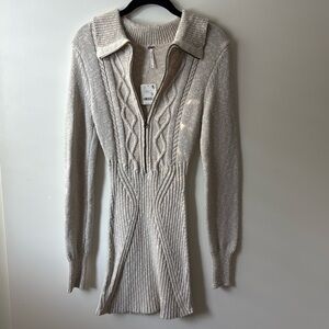 Free People wool mini dress